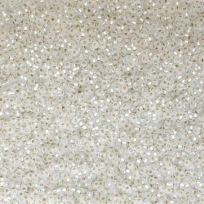 15-0001F SL Frost Crystal Size 15 Seed Beads