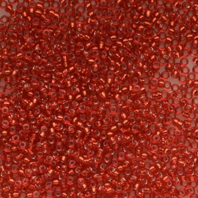 15-0010 SL Red Orange Size 15 Seed Beads