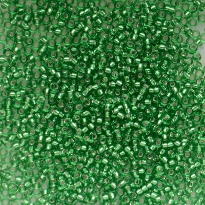 15-0016 SL Light Green Size 15 Seed Beads