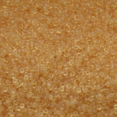 15-0132 Trans Lt Topaz Size 15 Seed Beads