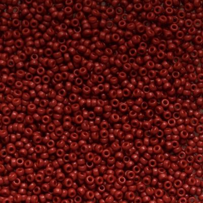 15-1464 Dyed Op Maroon Size 15 Seed Beads