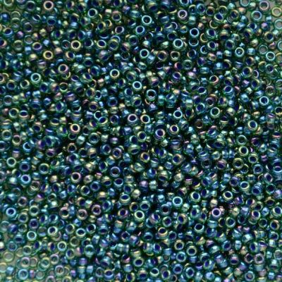 15-2242 Lustre Teal/Iris Size 15 Seed Beads