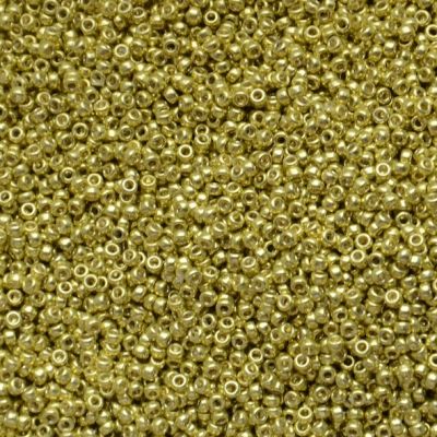 15-4205 Duracoat Galv Zest Size 15 Seed Beads