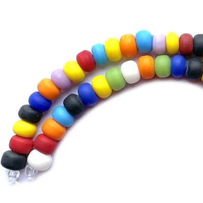 GL6852 7" Frost Multi Pony Mixed String (7x5mm approx)