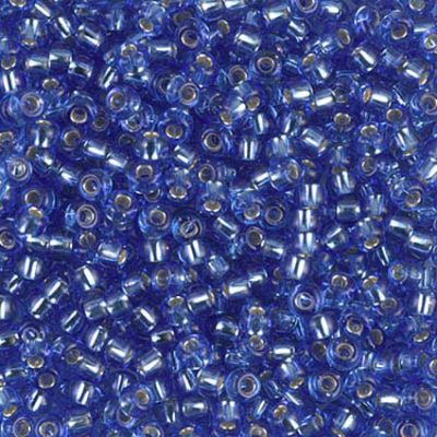 RC8-2431 SL Dk Cornflower Blue Size 8 Seed Beads