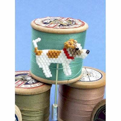 Alfie the Jack Russell Stick Pin Pattern