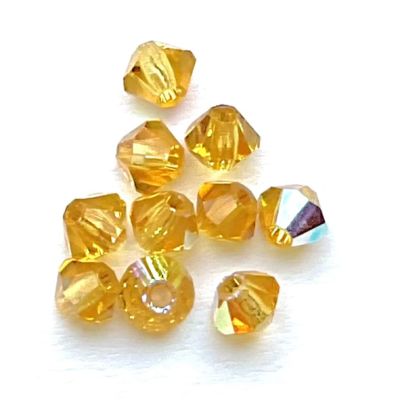 CB323 3mm Topaz AB Crystal Bicone