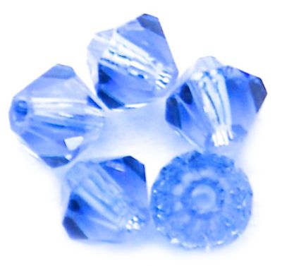 CB418 4mm Sapphire Crystal Bicone