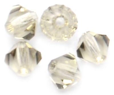 CB426 4mm Black Diamond Crystal Bicone