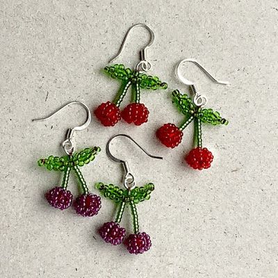 Cherry Earrings Kit (makes 2)