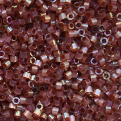 DB1878 Silk Inside Dyed Rose Topaz AB Delica