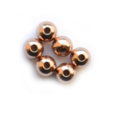 MB003 3mm Rose Gold Round Metal Bead