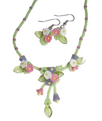 Edith Necklace and Earrings