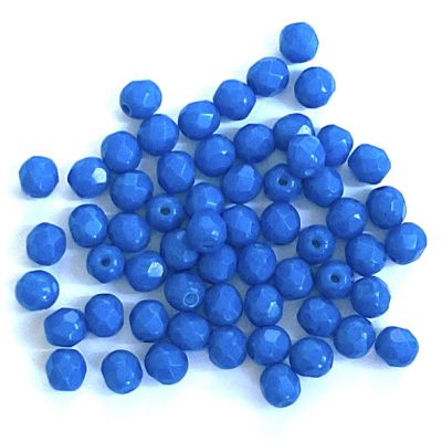 FG543 4mm Terra Blue Facet
