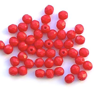 FG549 4mm Terra Red Facet