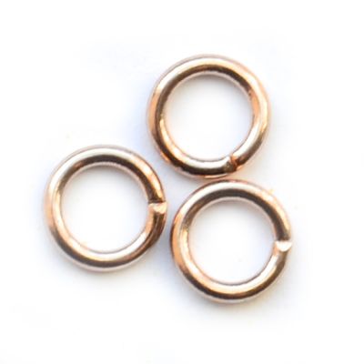 FN142 Rose Gold 6mm Jump Ring