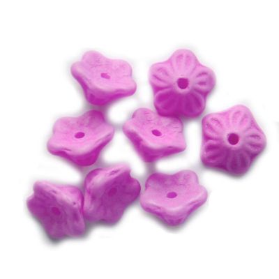 GL6007 7x5mm Matte Mauve Lily Flower