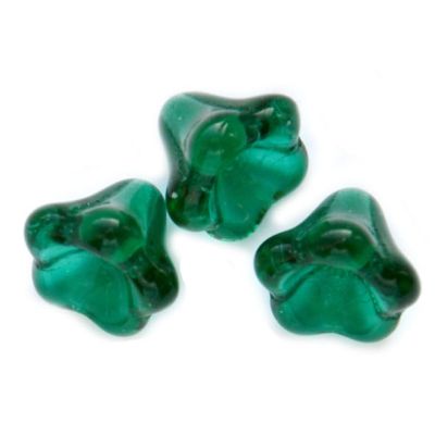 GL6051 13mm Green Chunky Trumpet Flower