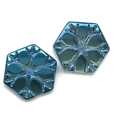 GL6784 Midnight Snowflake Bead