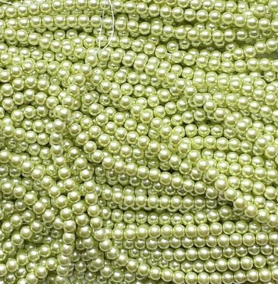 GP423 4mm Eau de Nil Glass Pearls