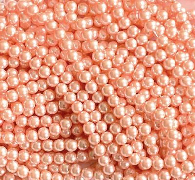 GP804 8mm Pale Pink Glass Pearls