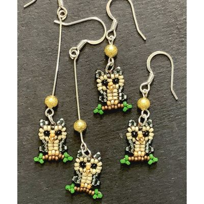Hettie the Owl Earrings Kit (makes 2)