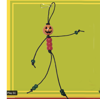 Jack O'Lantern Charm Bead Pack