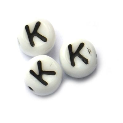 GL5631 K Letter Bead