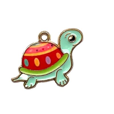 MB1019 Enamel Tortoise Pendant