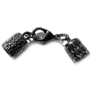 MBx972BL 15x10mm Black Bell Caps