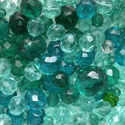 MX252 Teal Facet Mix