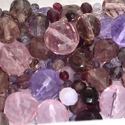 MX274 Pink & Violet Facet Mix