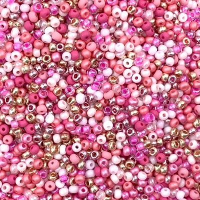 MX533 Carnation Pinks Size 11 Seed Bead Mix