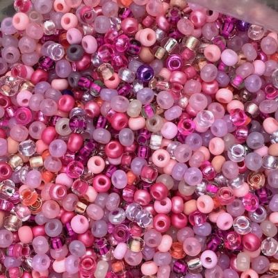 MX535 Pink Fairy Size 8 Seed Bead Mix