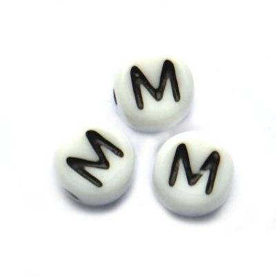 GL5633 M Letter Bead