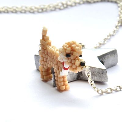 Mabel the Cockapoo Necklace Kit