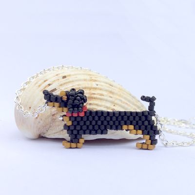 Martin the Dachshund Necklace Kit