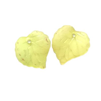 PB298 16mm Yellow Acrylic Leaf