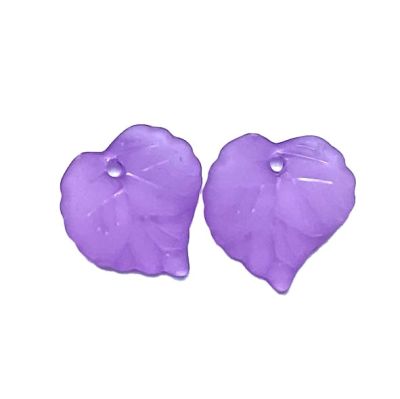 PB301 16mm Purple Acrylic Leaf
