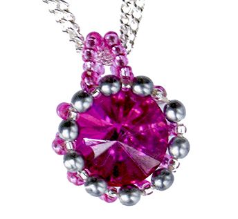 Puccini Necklace Fuchsia