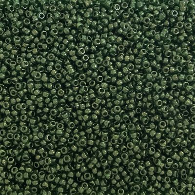 RC11-0306 Olive Gold Lustre Size 11 Seed Beads