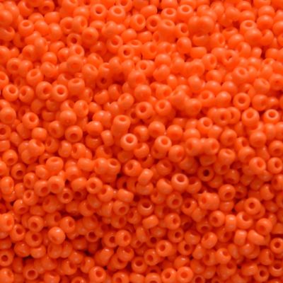 RC11-0406 Op Orange Size 11 Seed Beads