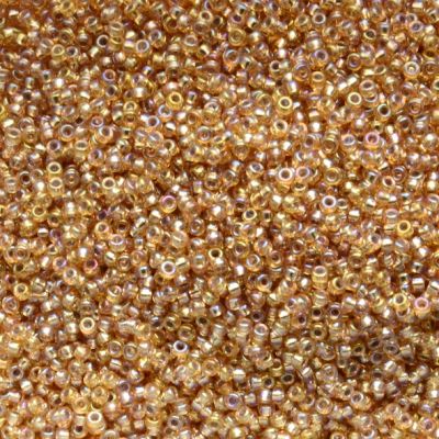 RC11-1004 SL Dk Gold AB Size 11 Seed Beads
