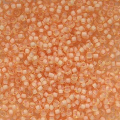 RC11-1922 SM Peach Ld Crystal Size 11 Seed Beads