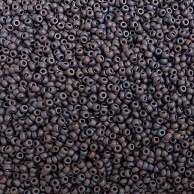 RC11-2005 Mat Met Dk Raspberry Iris Size 11 Seed Beads