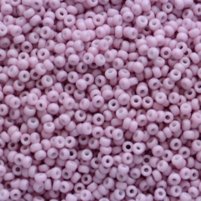 RC11-2024 Matte Op Tea Rose Size 11 Seed Beads