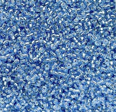 RC11-0028L SL Light Cornflower Blue Size 11 Seed Beads
