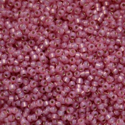 RC11-4237 Dur SL Dyed Soft Pink Size 11 Seed Beads