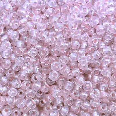 RC1313 Pink Pearl Pastel Lining Size 6 Seed Bead