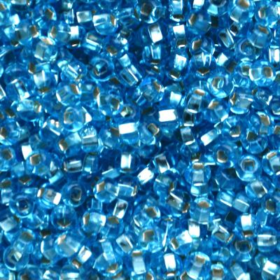 RC599 SL Lt Turquoise Size 6 Seed Beads